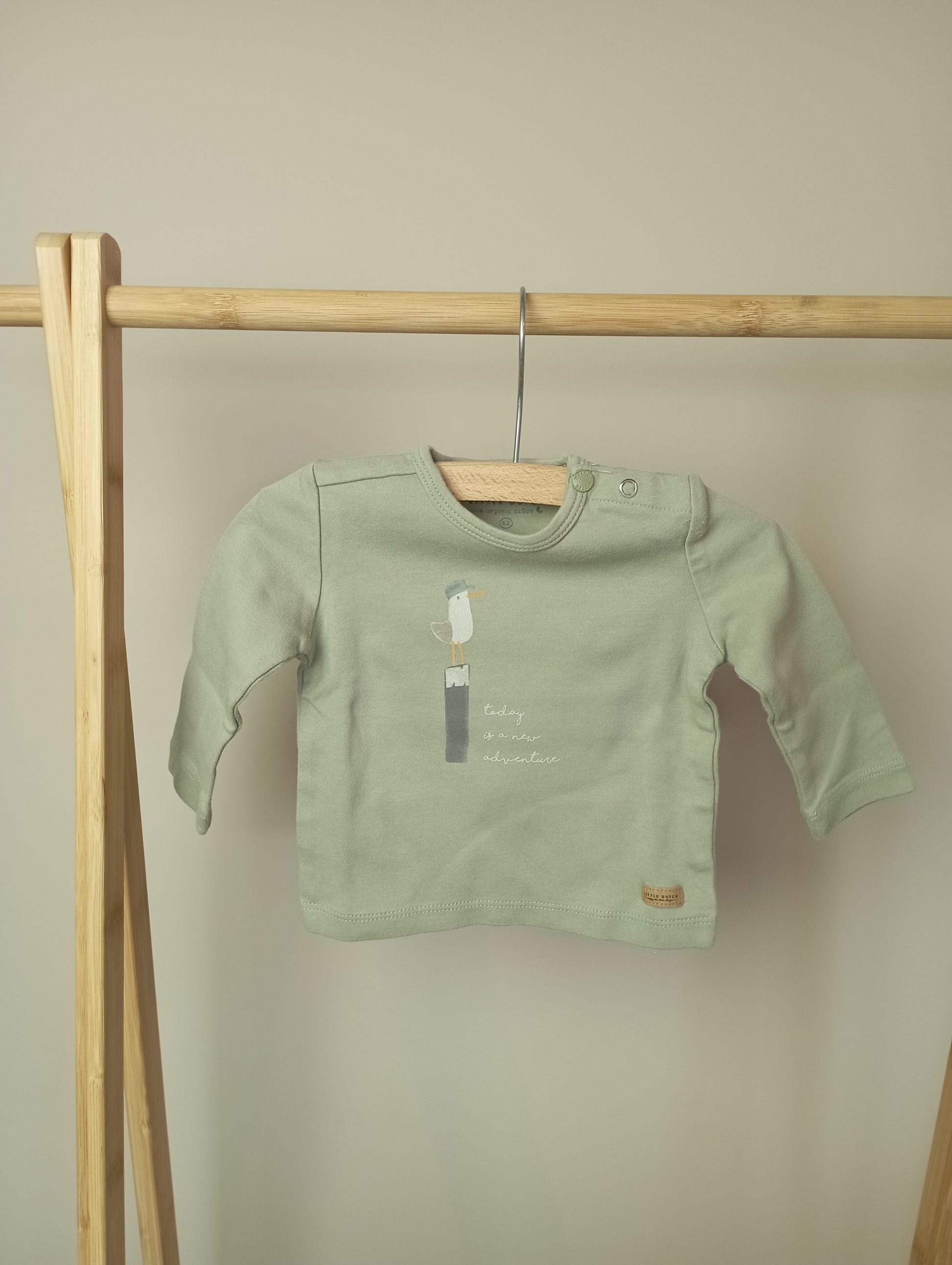 Longsleeve met meeuw 62 Little Dutch