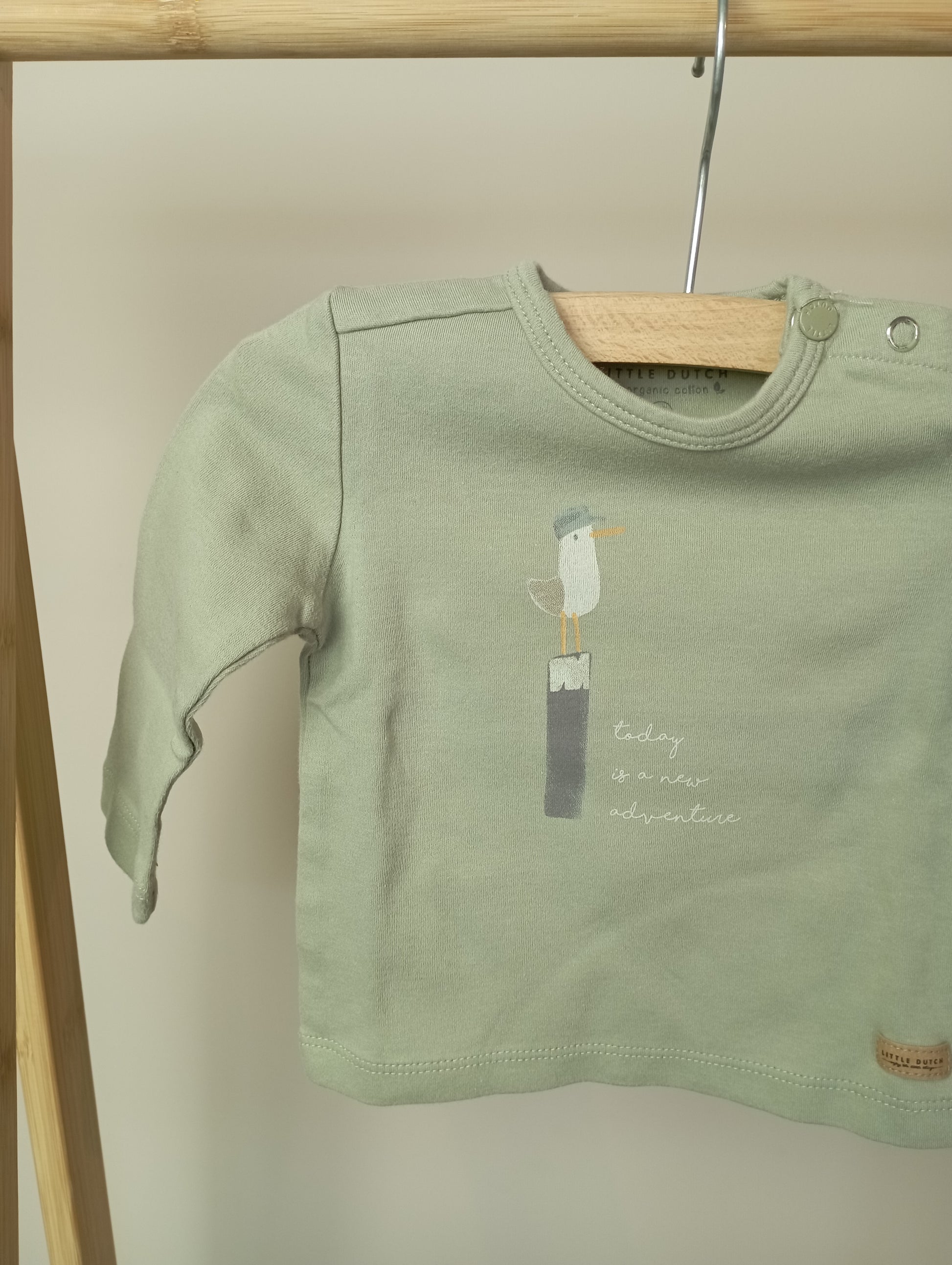 Longsleeve met meeuw 62 Little Dutch
