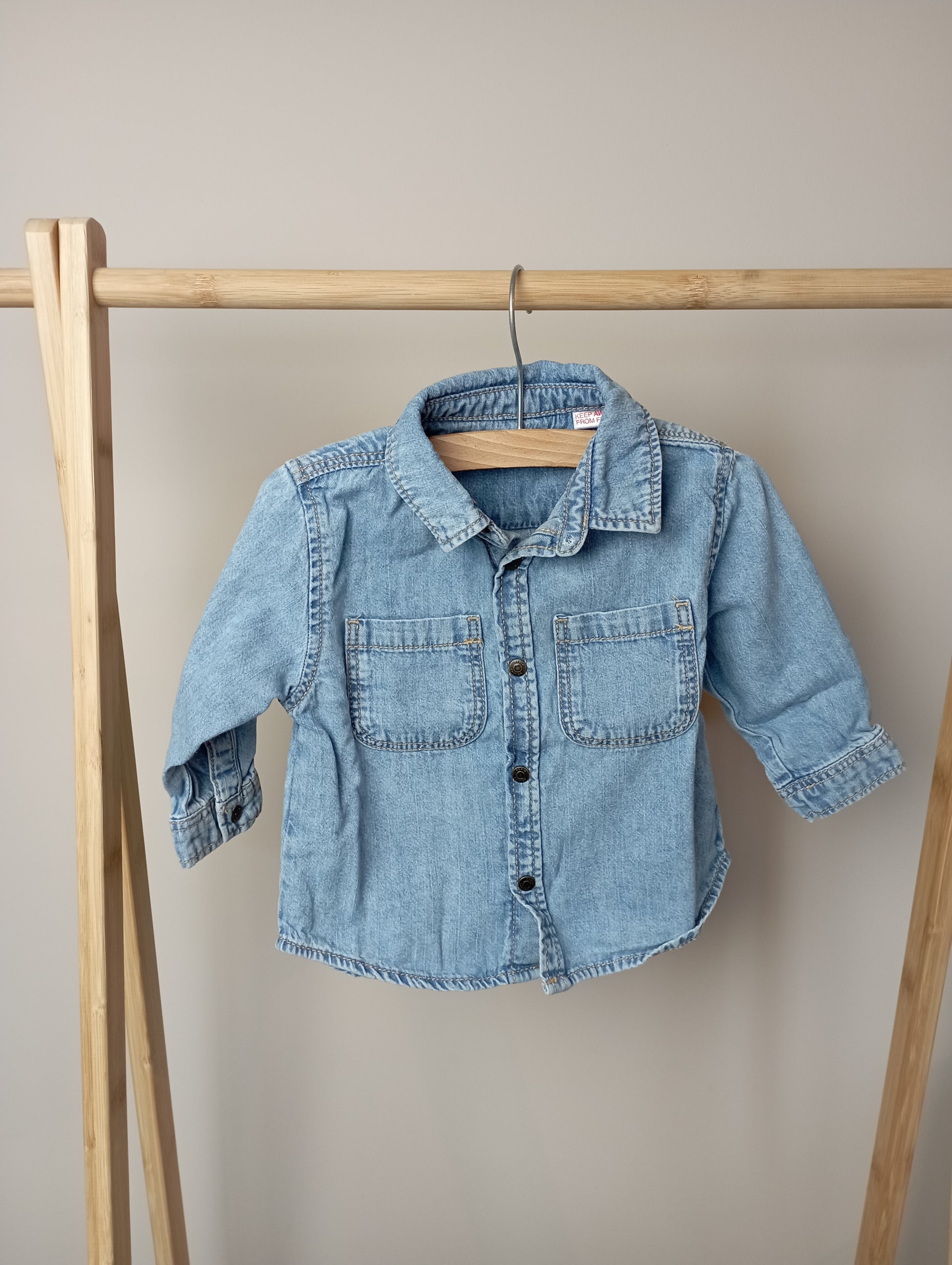 Jeanshemdje 74 Zara