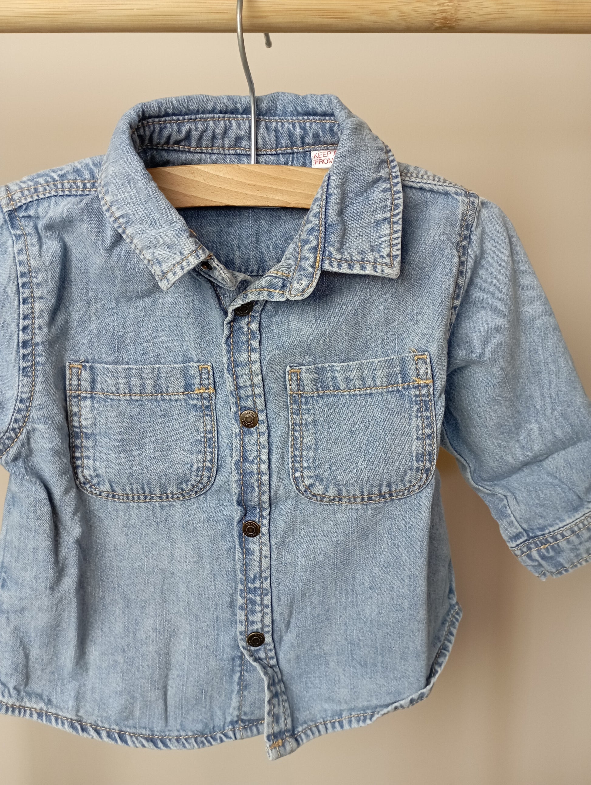 Jeanshemdje 74 Zara