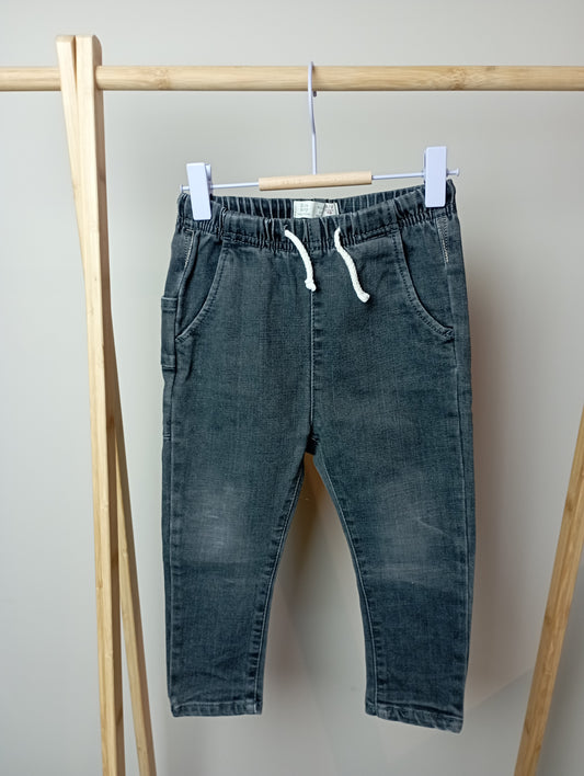 Jeansbroek met elastiek 98 Zara