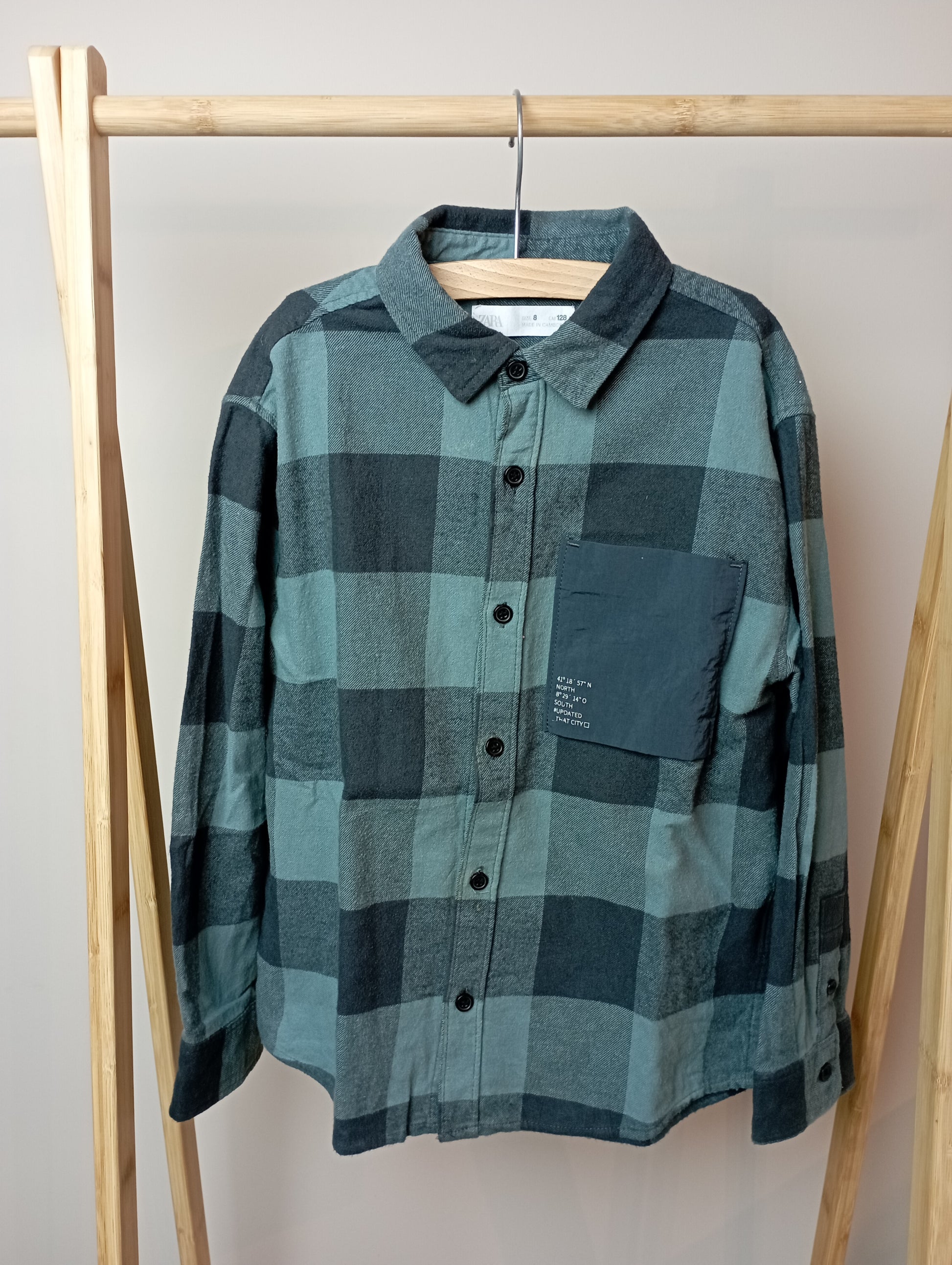 Geruit hemd 128 Zara