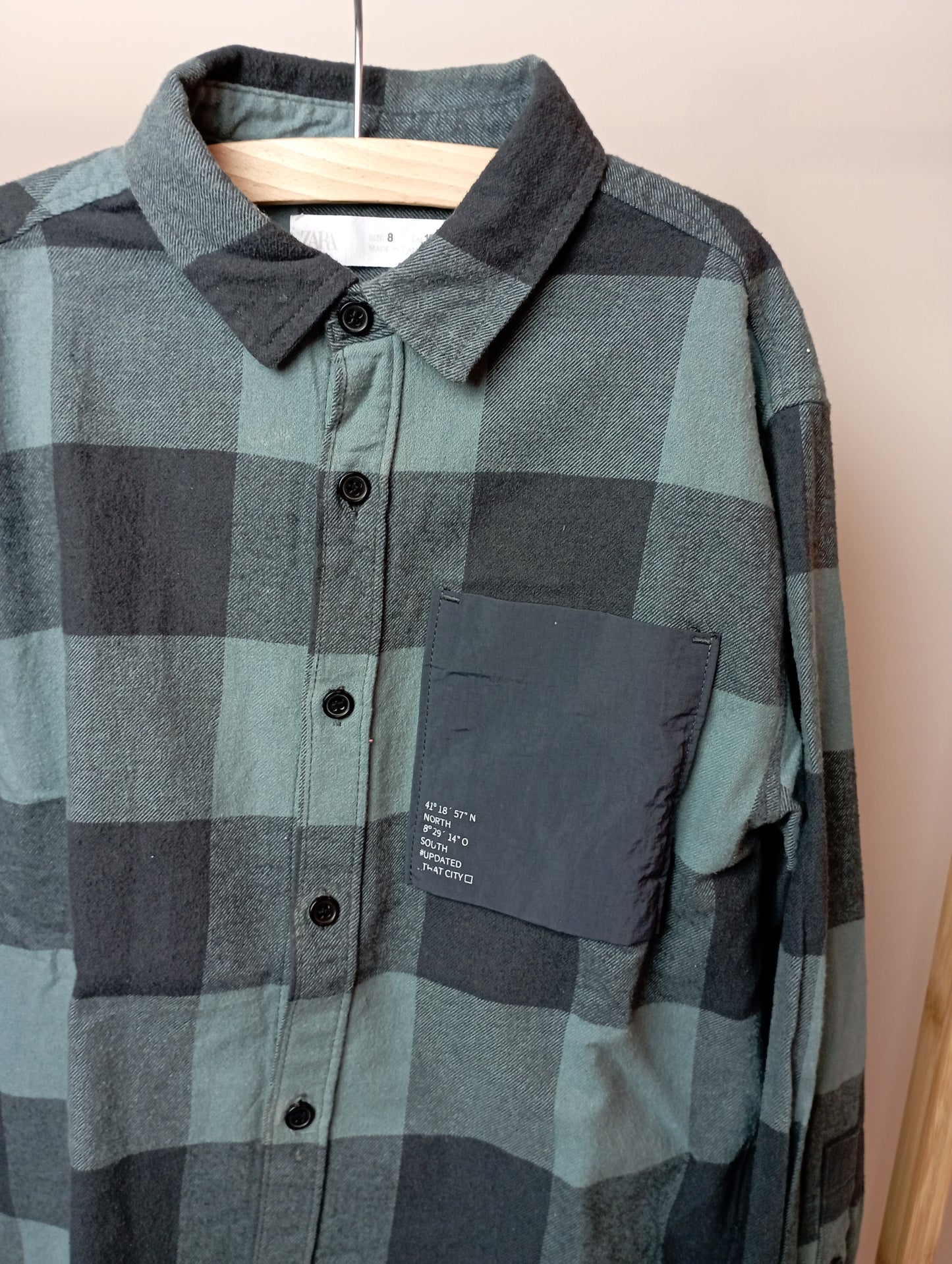 Geruit hemd 128 Zara