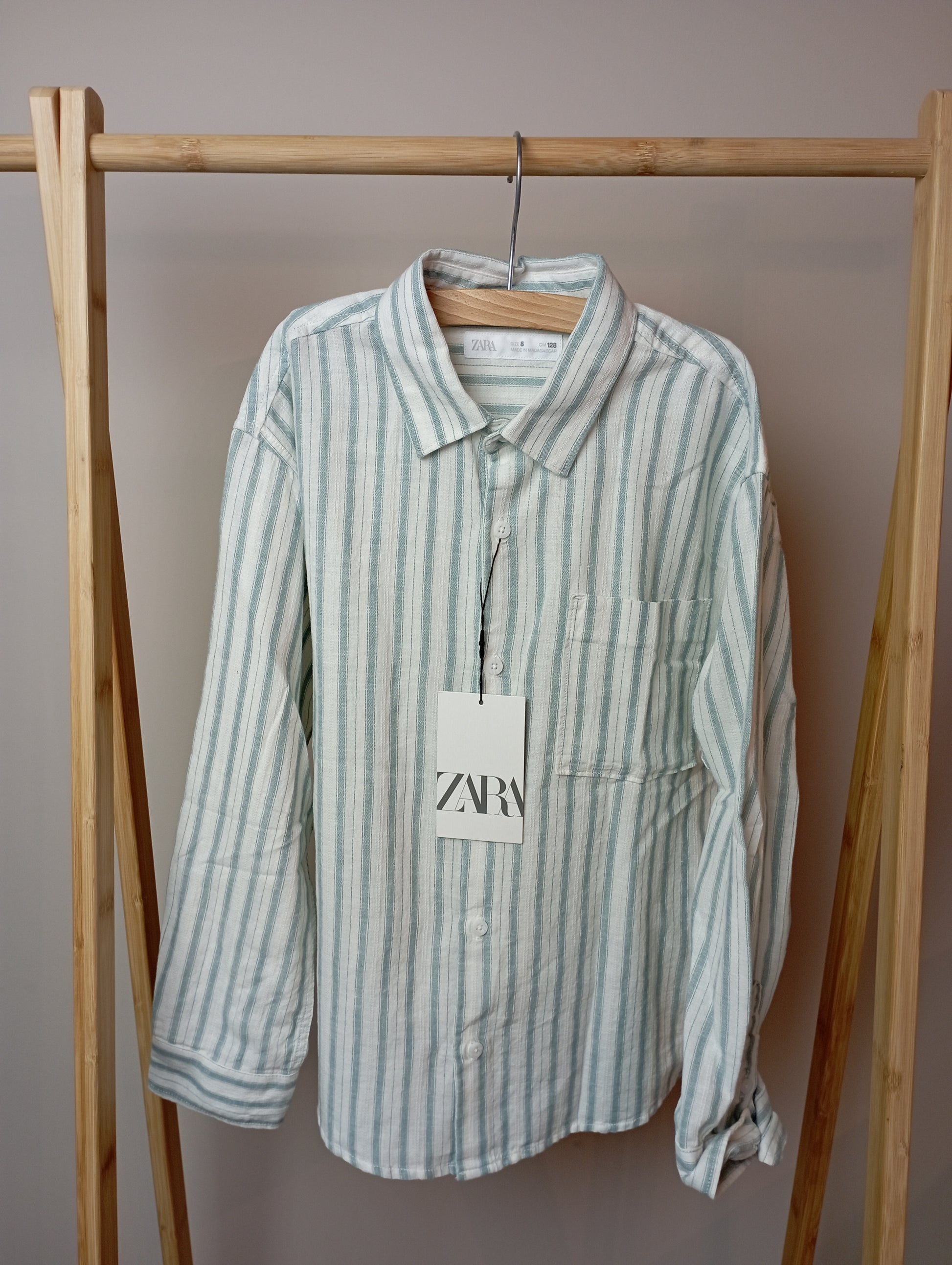 Gestreept hemd 128 Zara