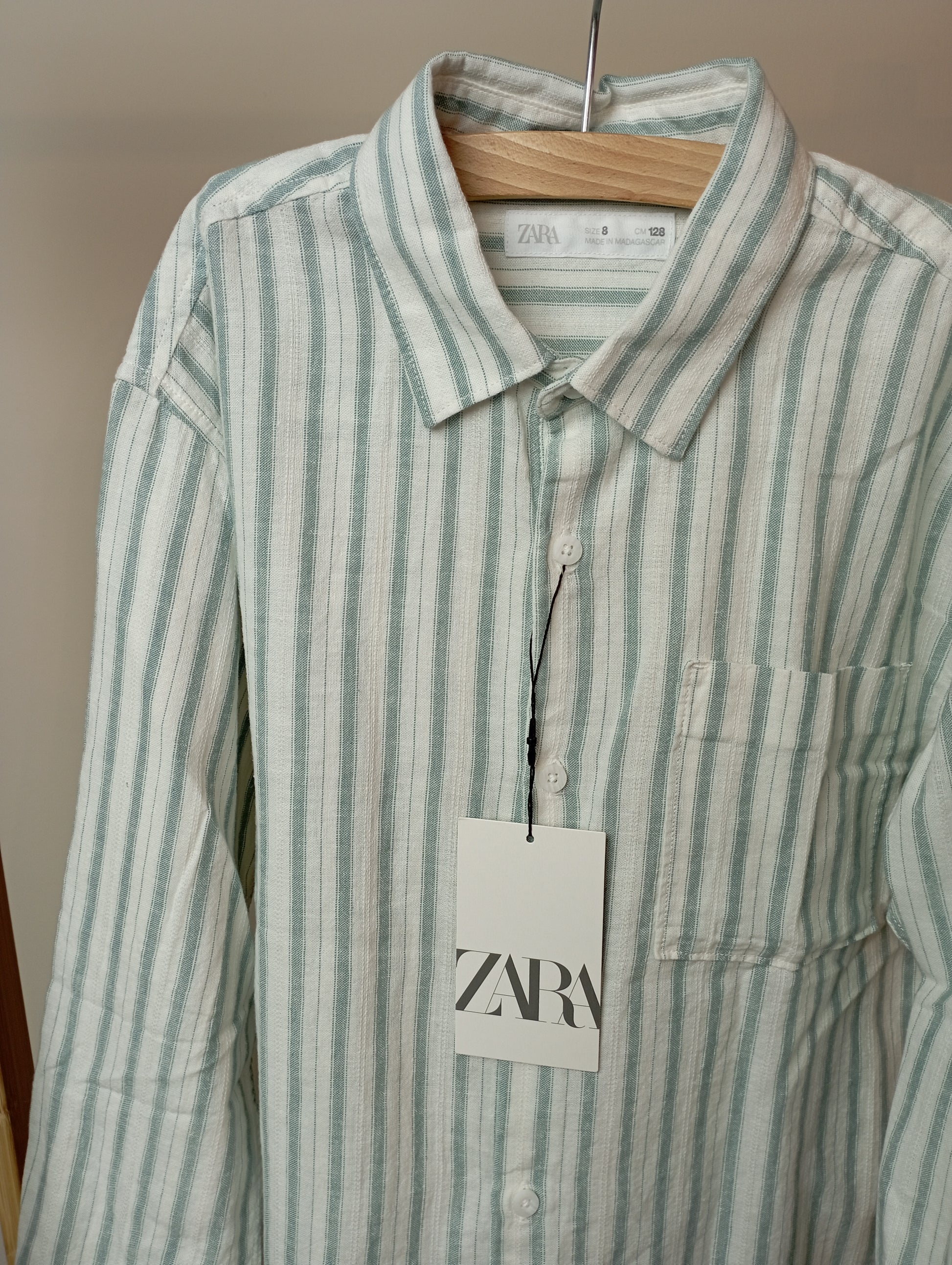 Gestreept hemd 128 Zara