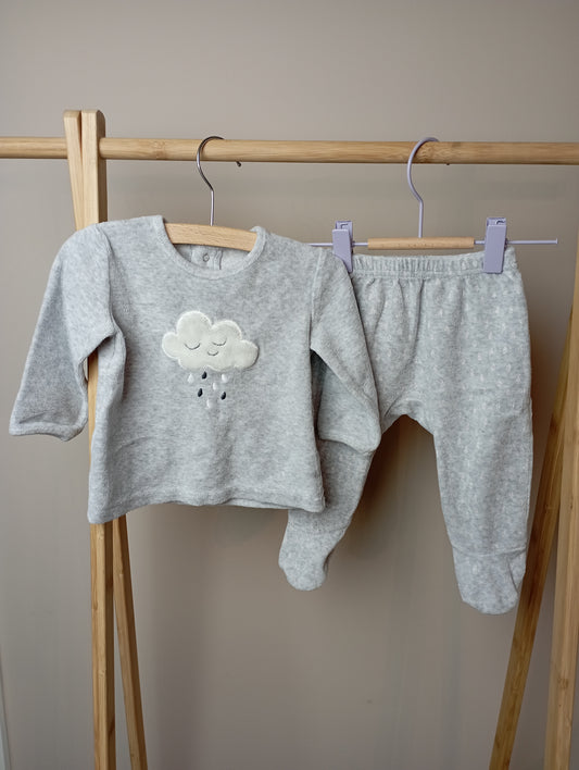 Pyjama met wolkje 6m La Redoute