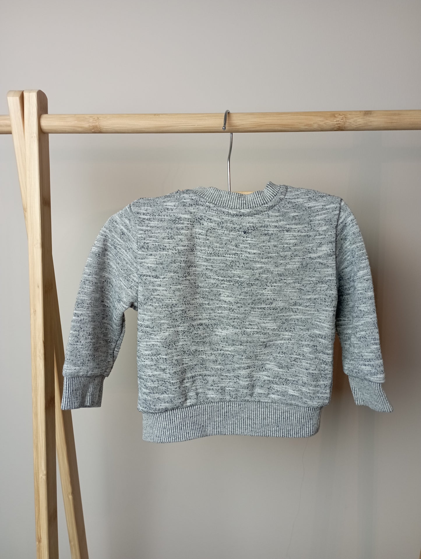 Trui met monstertje 6-9m Mini Rebel