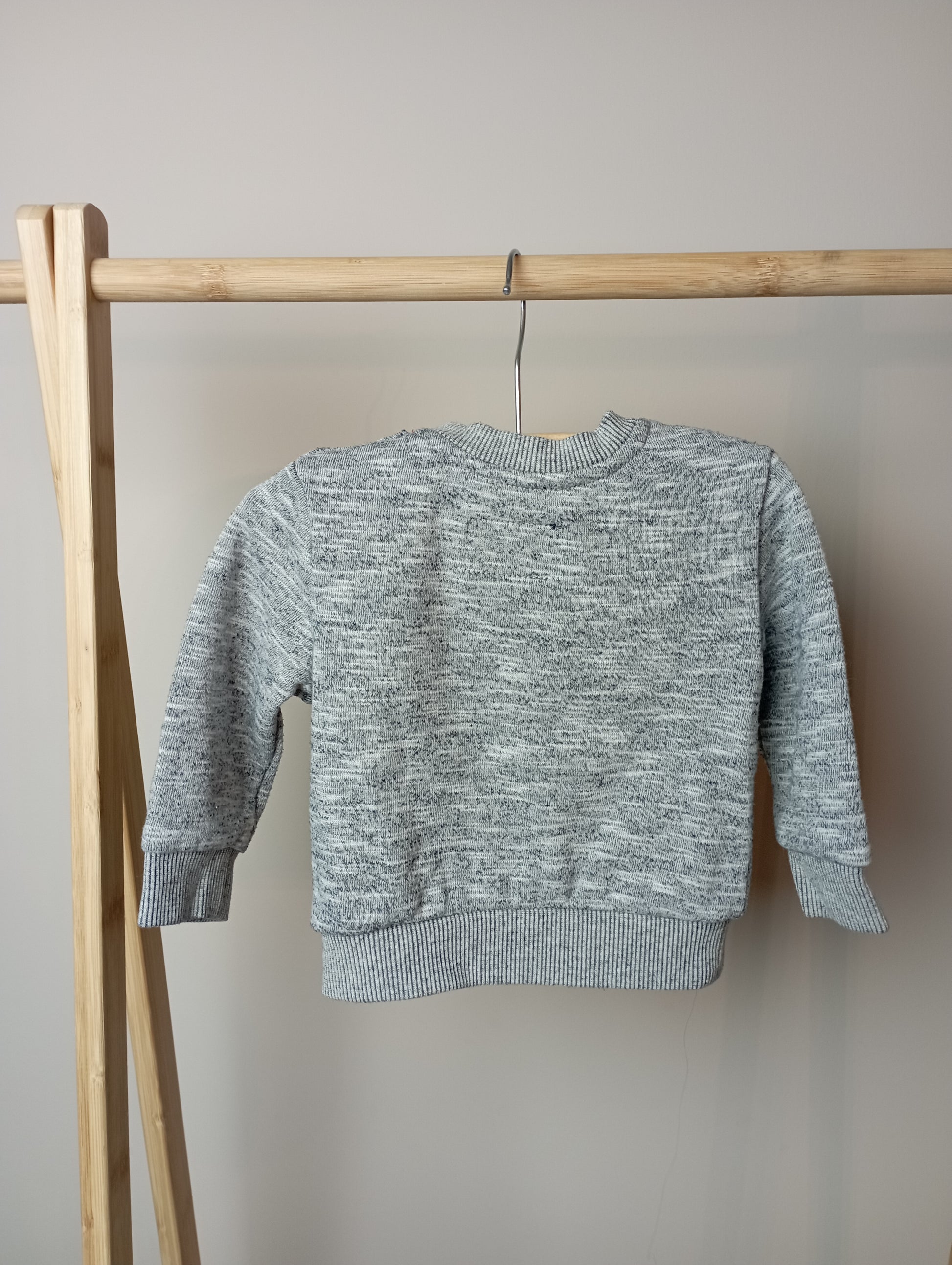 Trui met monstertje 6-9m Mini Rebel