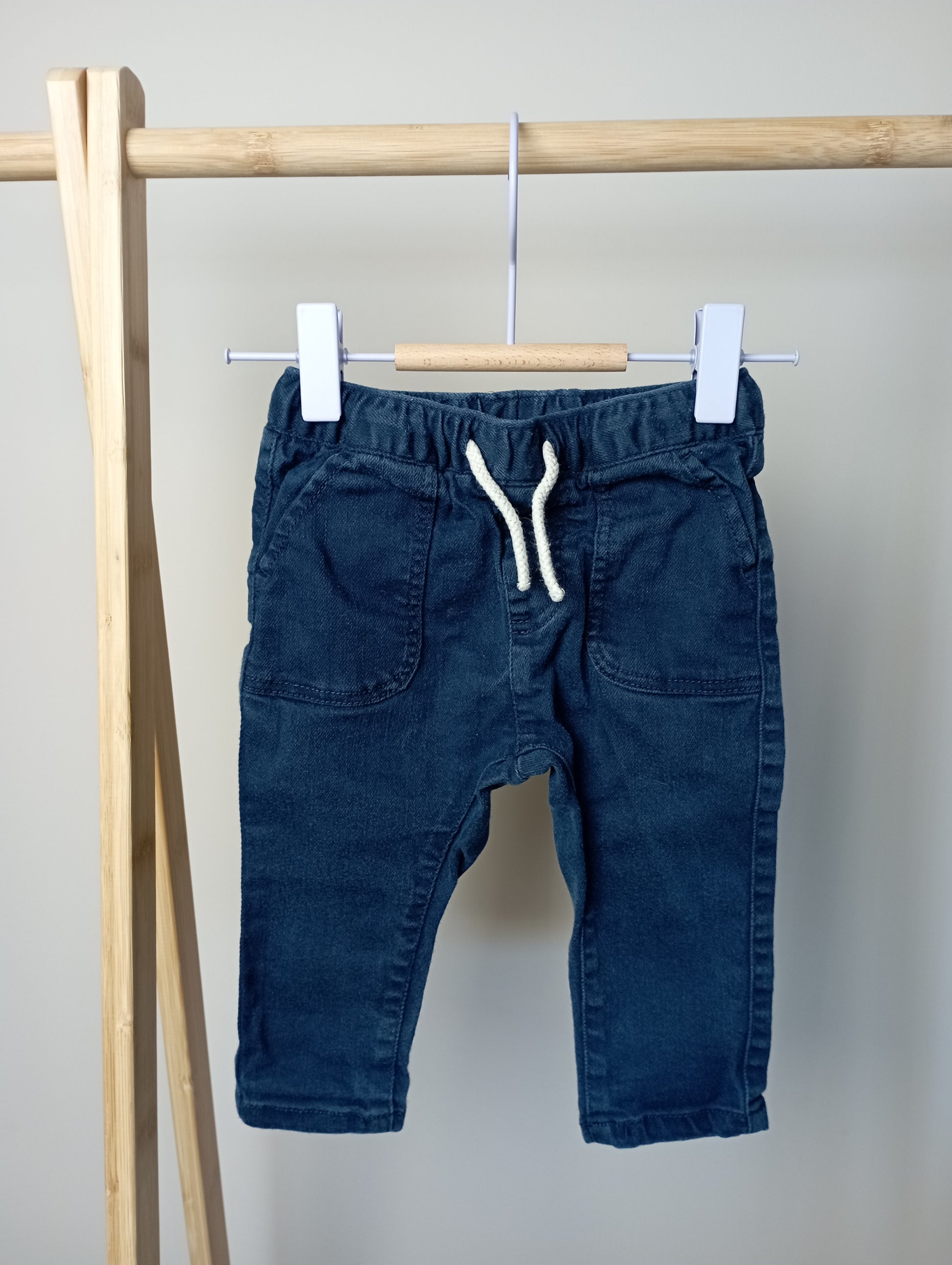 Jeansbroek met elastiek 68 H&M
