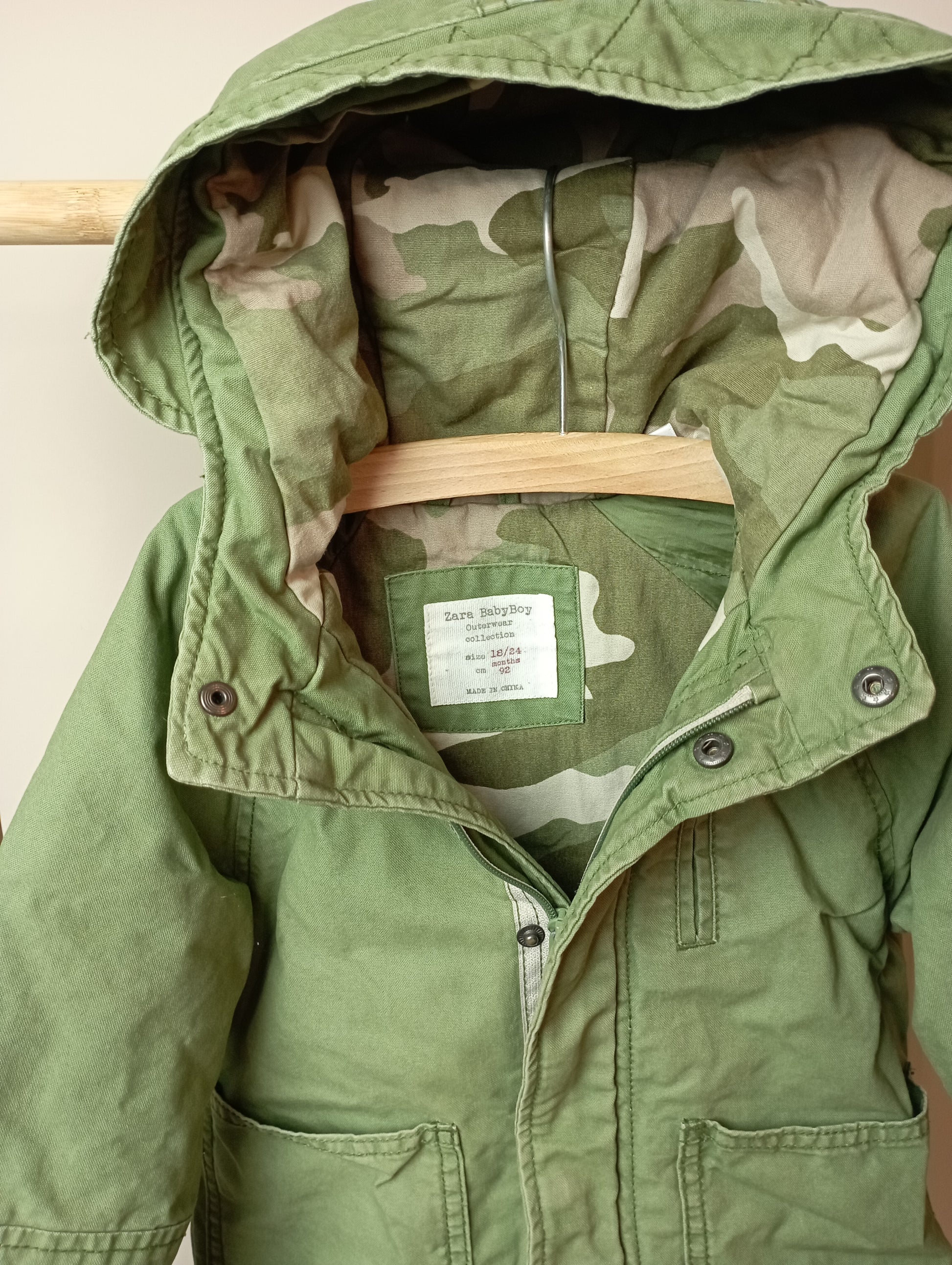 Jas, langer model 92 Zara