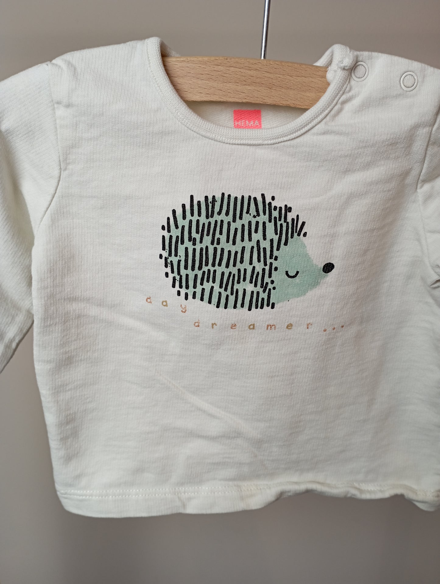 Longsleeve met egel 62 Hema
