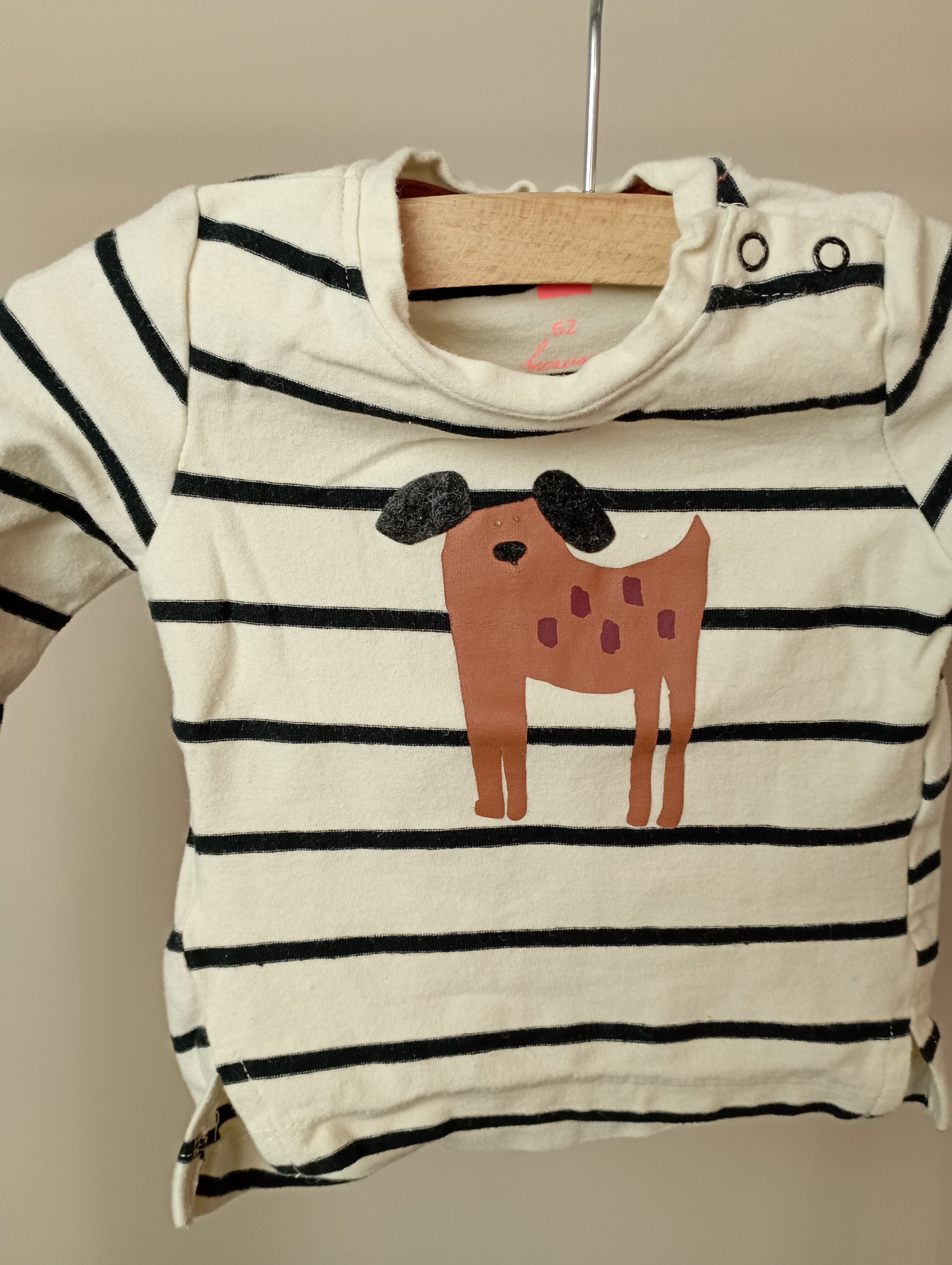 Longsleeve met hondje 62 Hema