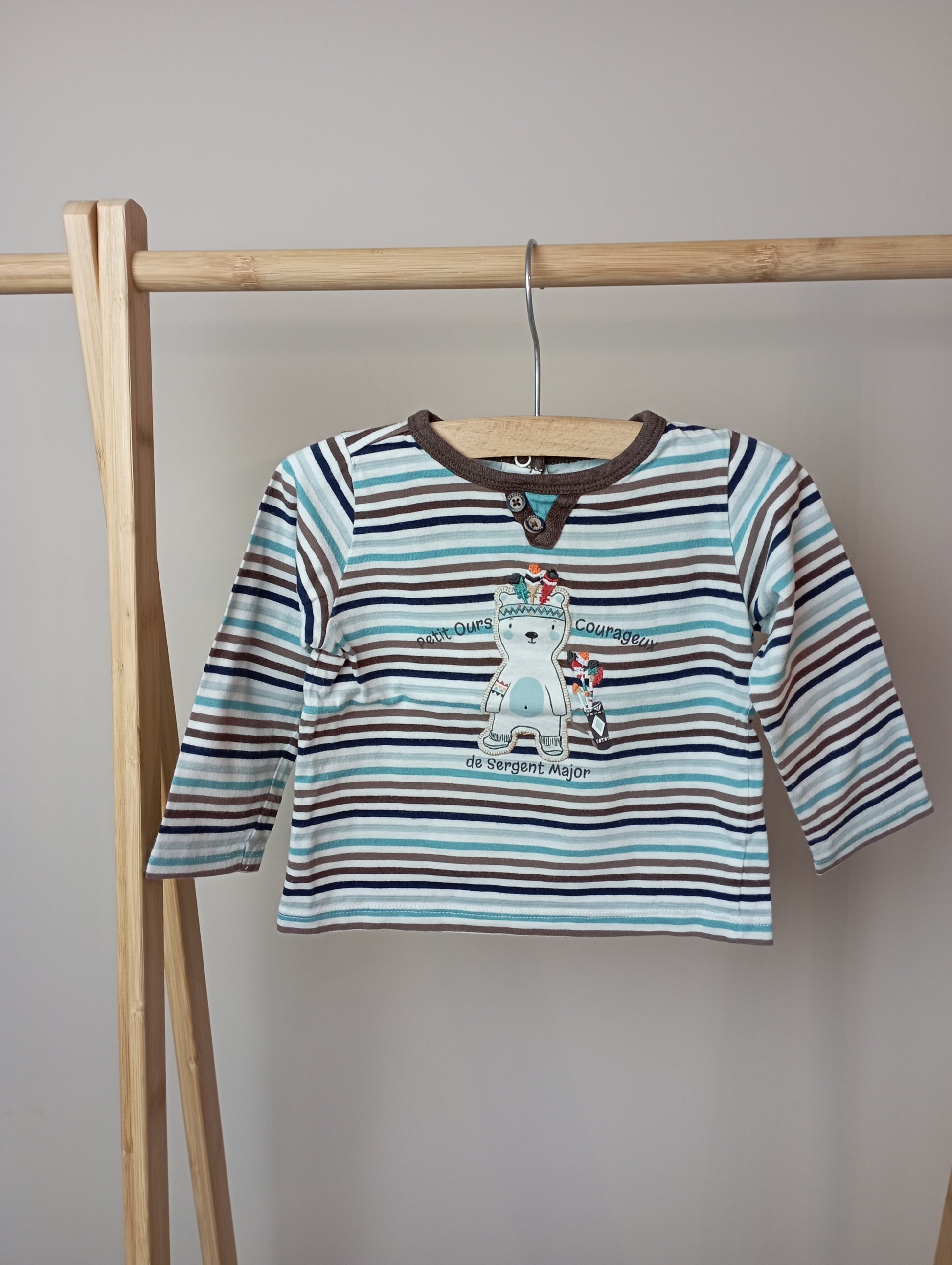 Longsleeve met beer 74 Sergent Major