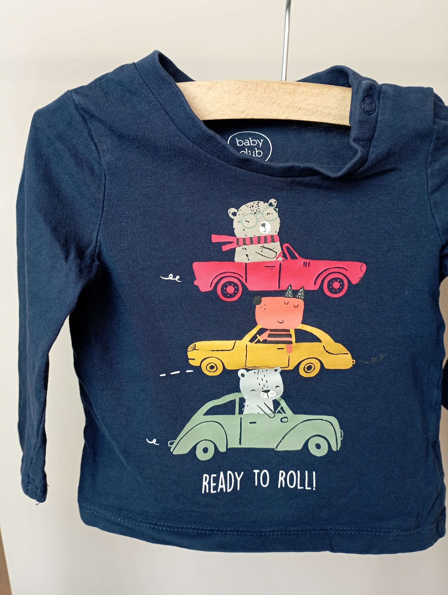 Longsleeve met auto's 74 C&A