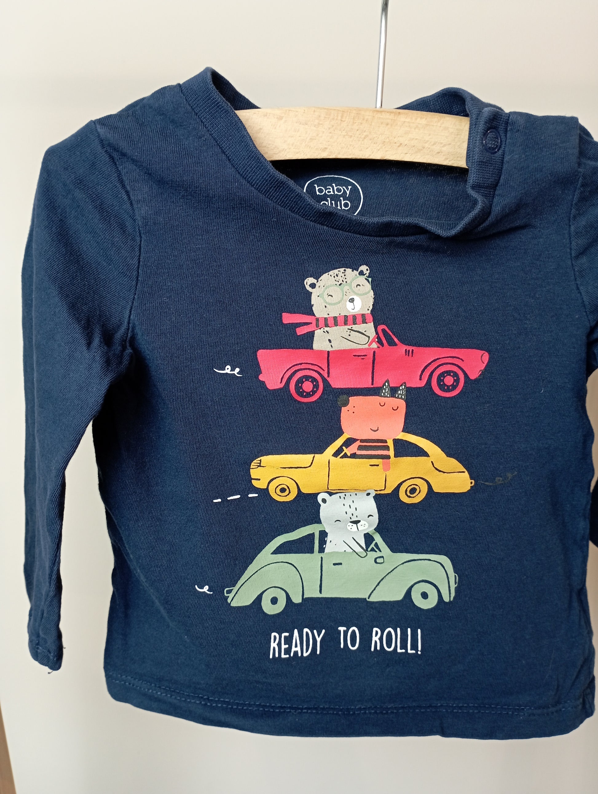 Longsleeve met auto's 74 C&A
