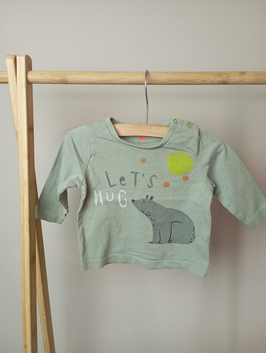 Longsleeve "Let's hug" 62 Hema