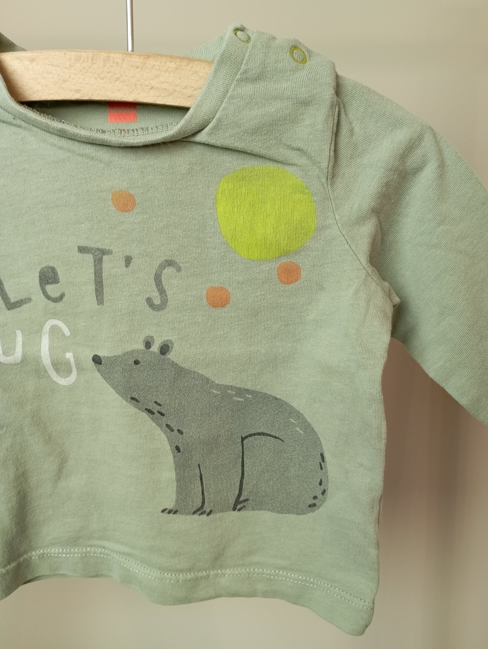 Longsleeve "Let's hug" 62 Hema