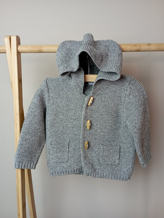Gebreid vestje 9m P'tit Filou