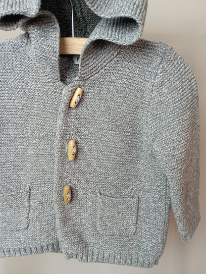 Gebreid vestje 9m P'tit Filou