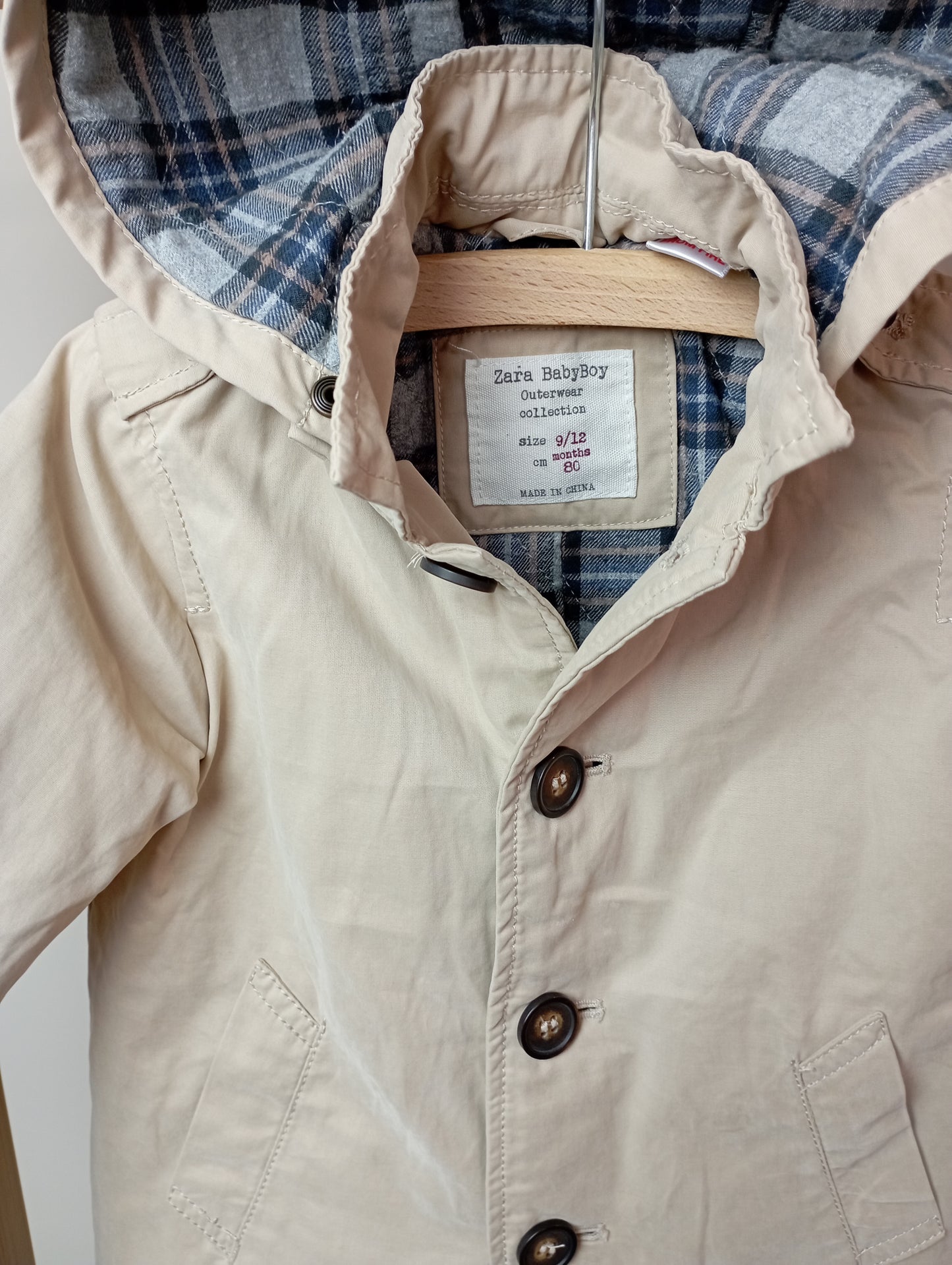 Jas, langer model 80 Zara