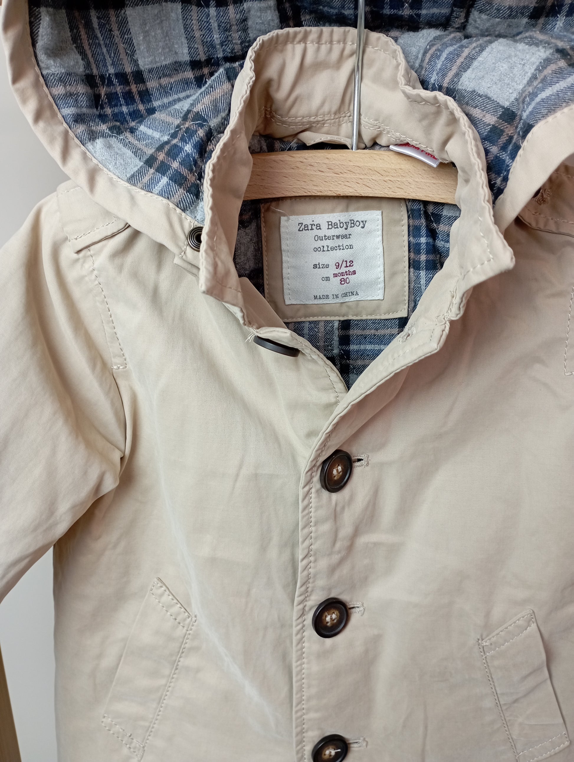 Jas, langer model 80 Zara