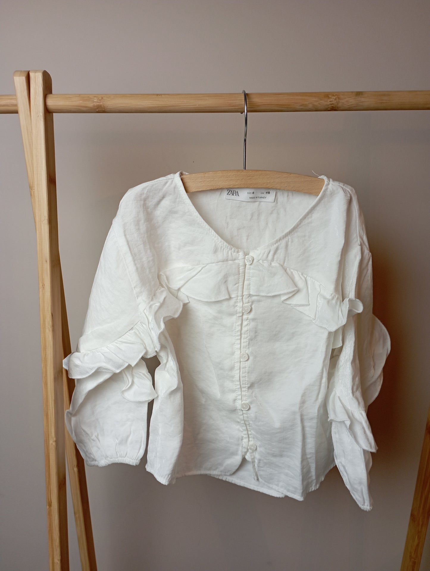 Blouse met subtiele glinster 116 Zara