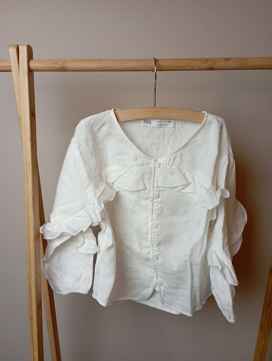 Blouse met subtiele glinster 116 Zara