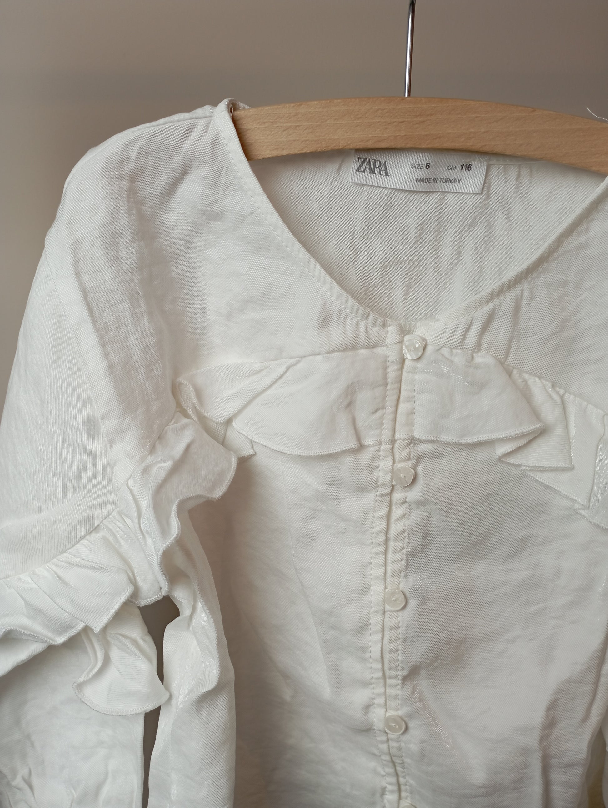 Blouse met subtiele glinster 116 Zara
