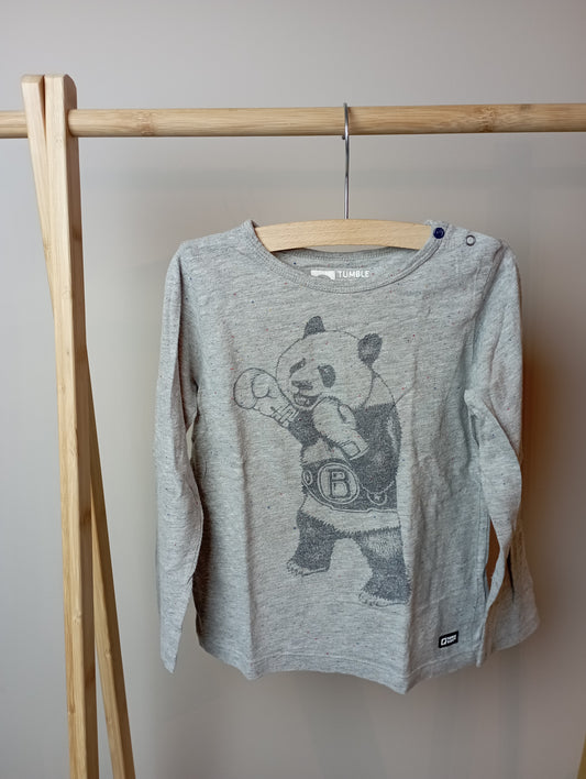 Longsleeve met panda 98 Tumble 'n Dry