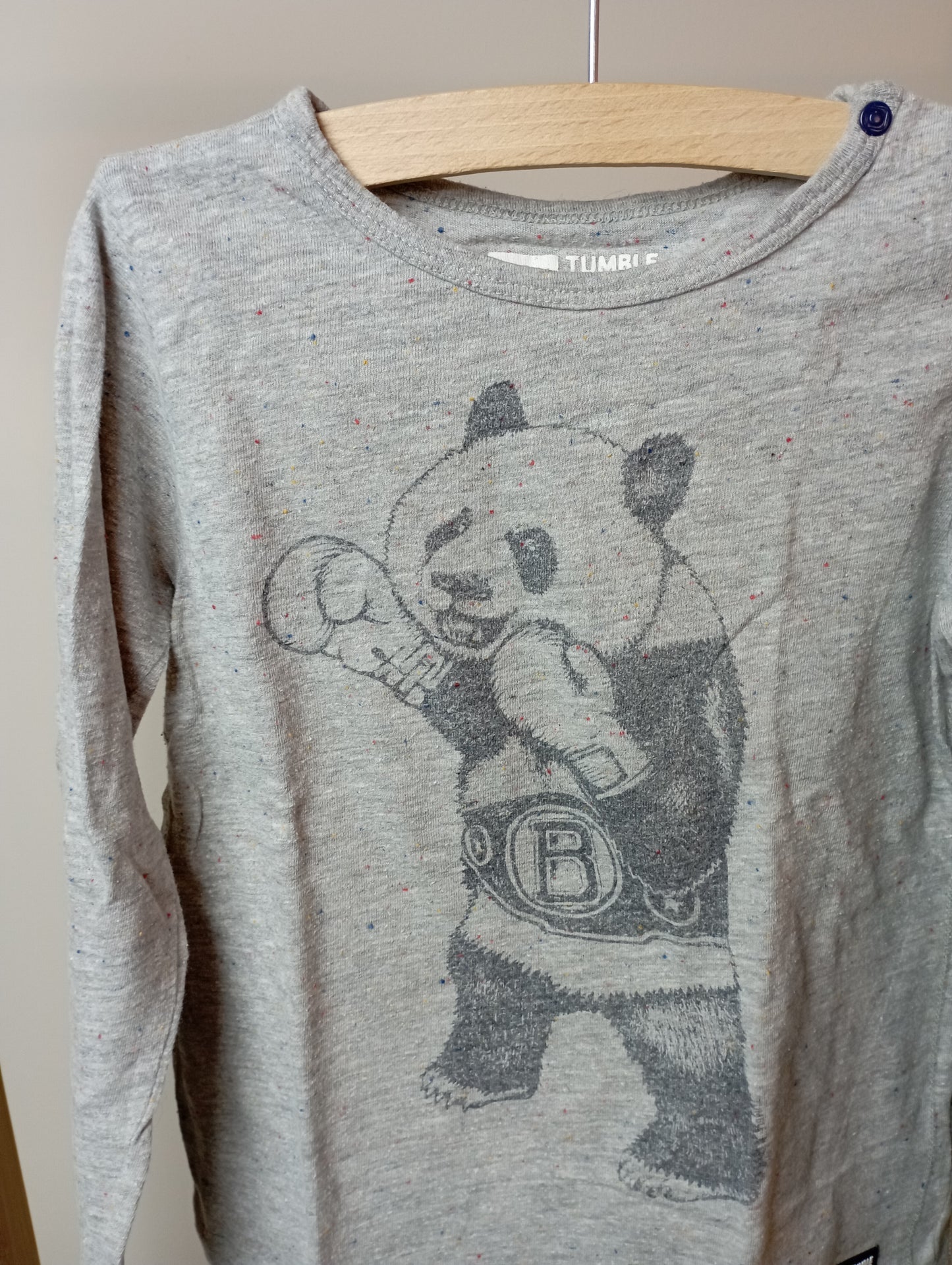 Longsleeve met panda 98 Tumble 'n Dry