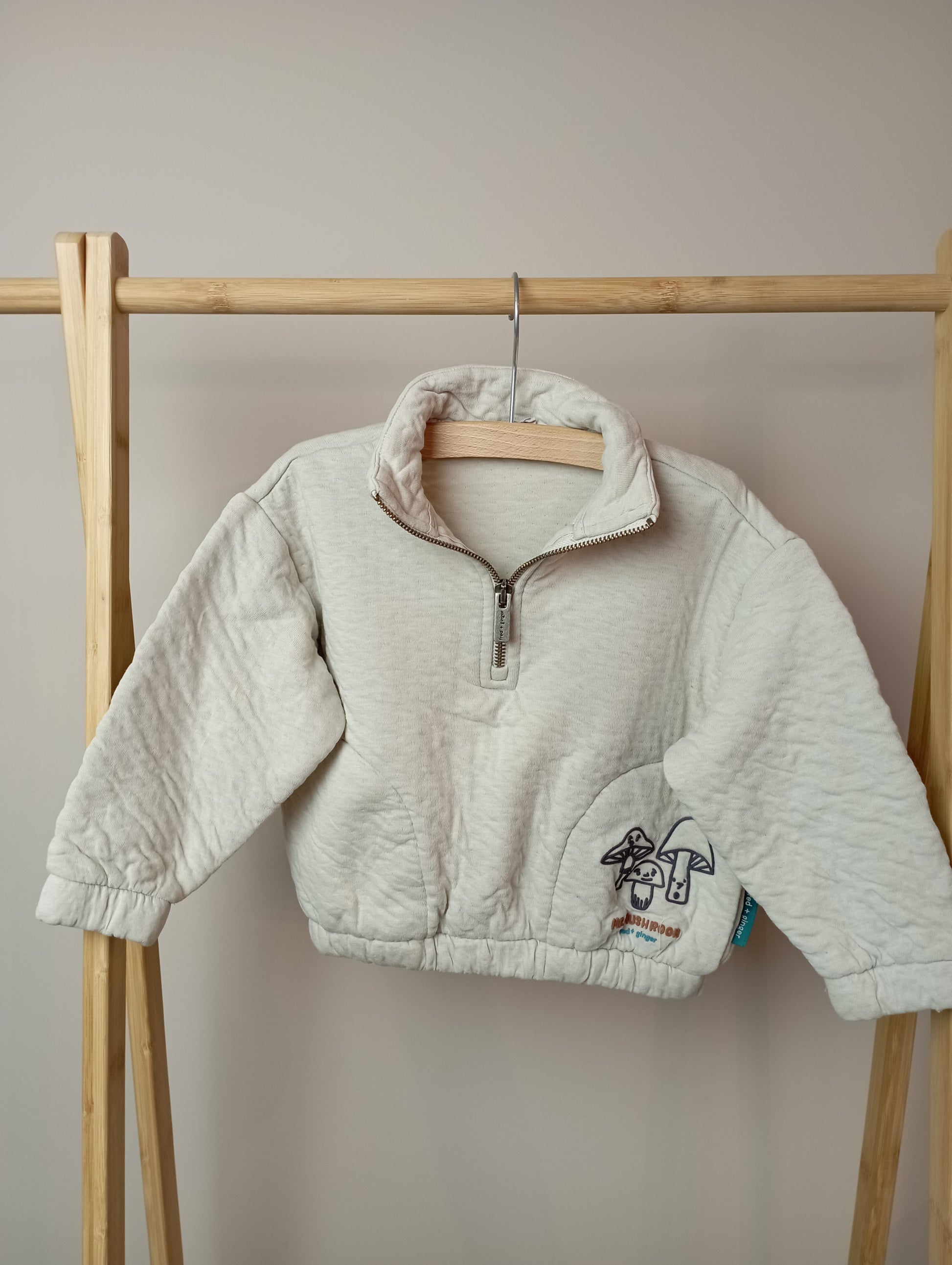 Trui met halve rits 92 Fred & Ginger