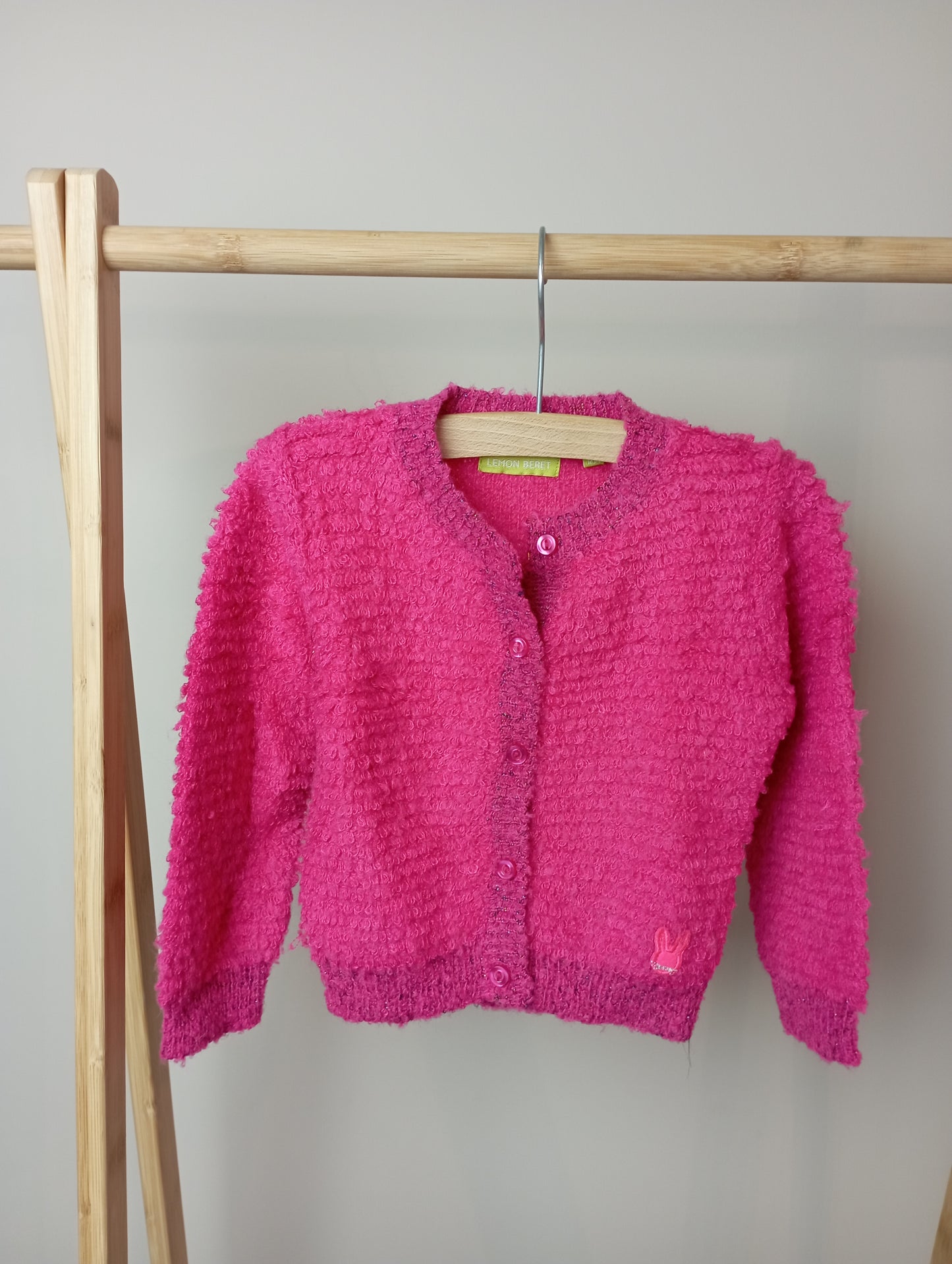 Trui met knopen 80 Lemon Beret