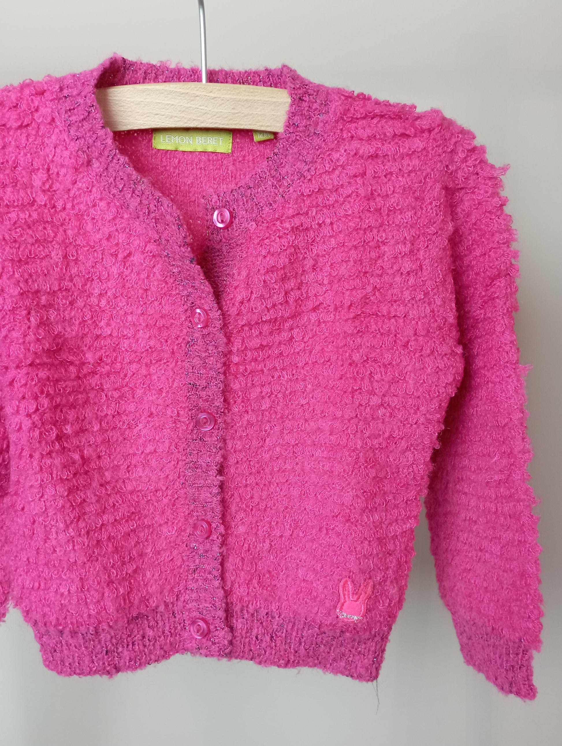 Trui met knopen 80 Lemon Beret