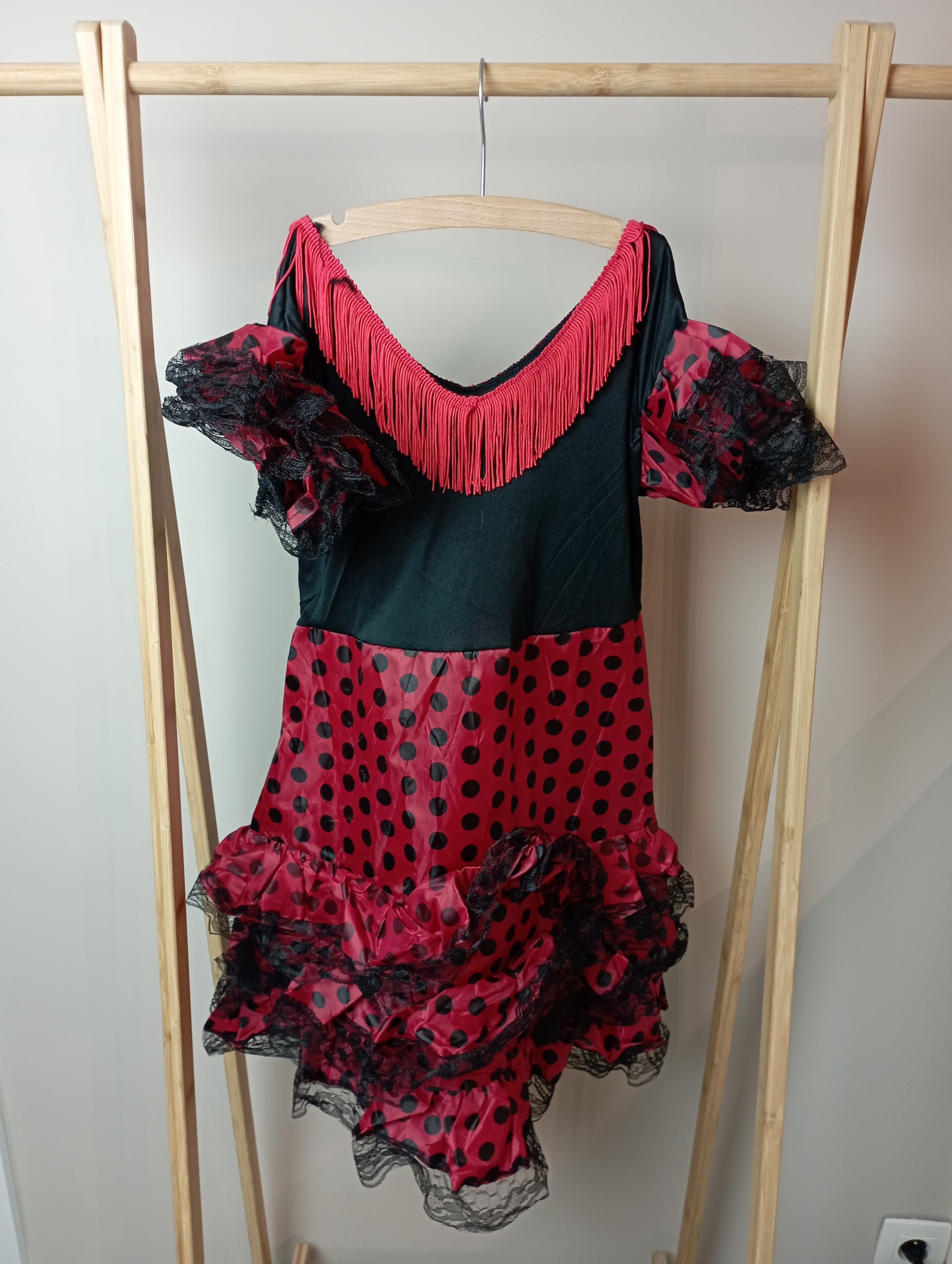Jurk Spaanse danseres 128 - Funny Fashion