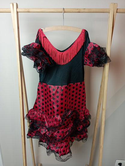 Jurk Spaanse danseres 128 - Funny Fashion