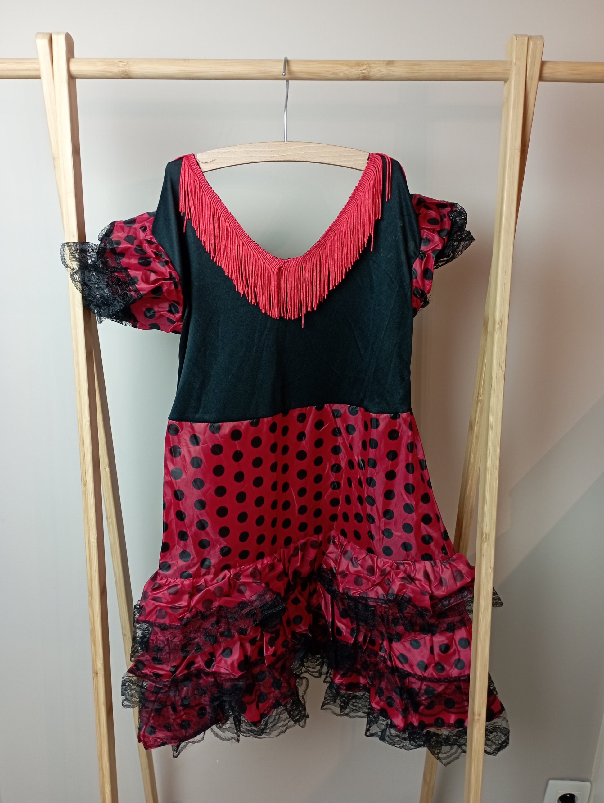 Jurk Spaanse danseres 128 - Funny Fashion