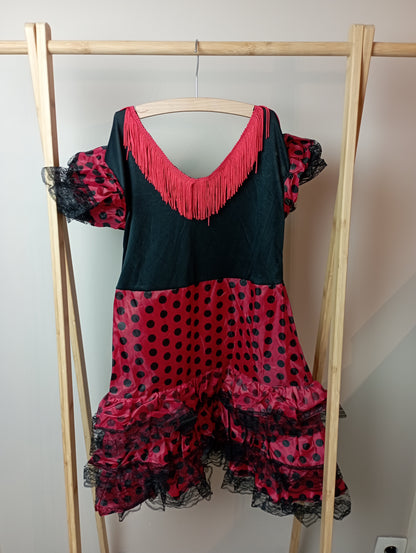 Jurk Spaanse danseres 128 - Funny Fashion