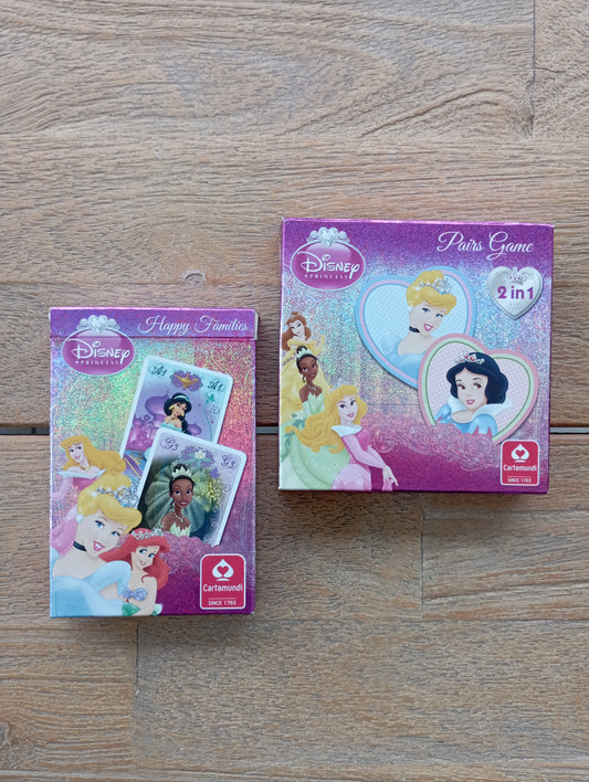 Prinsessenspelletjes: kwartet en memo - Cartamundi