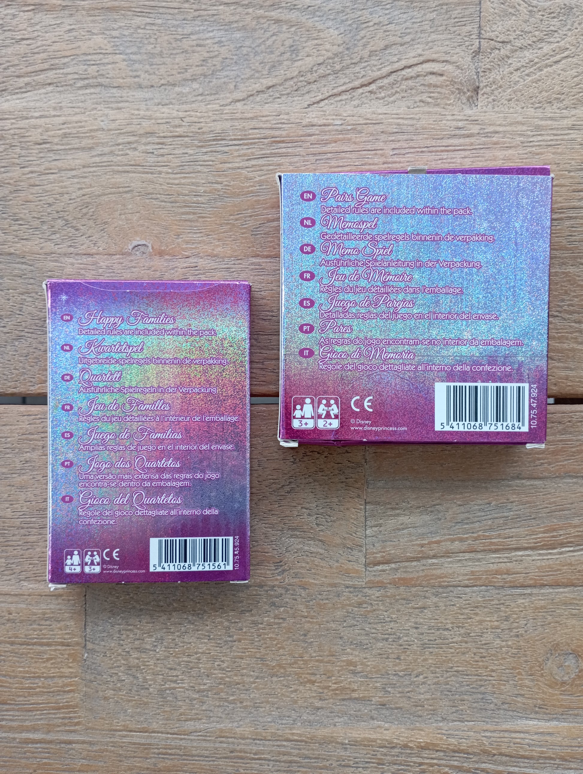 Prinsessenspelletjes: kwartet en memo - Cartamundi