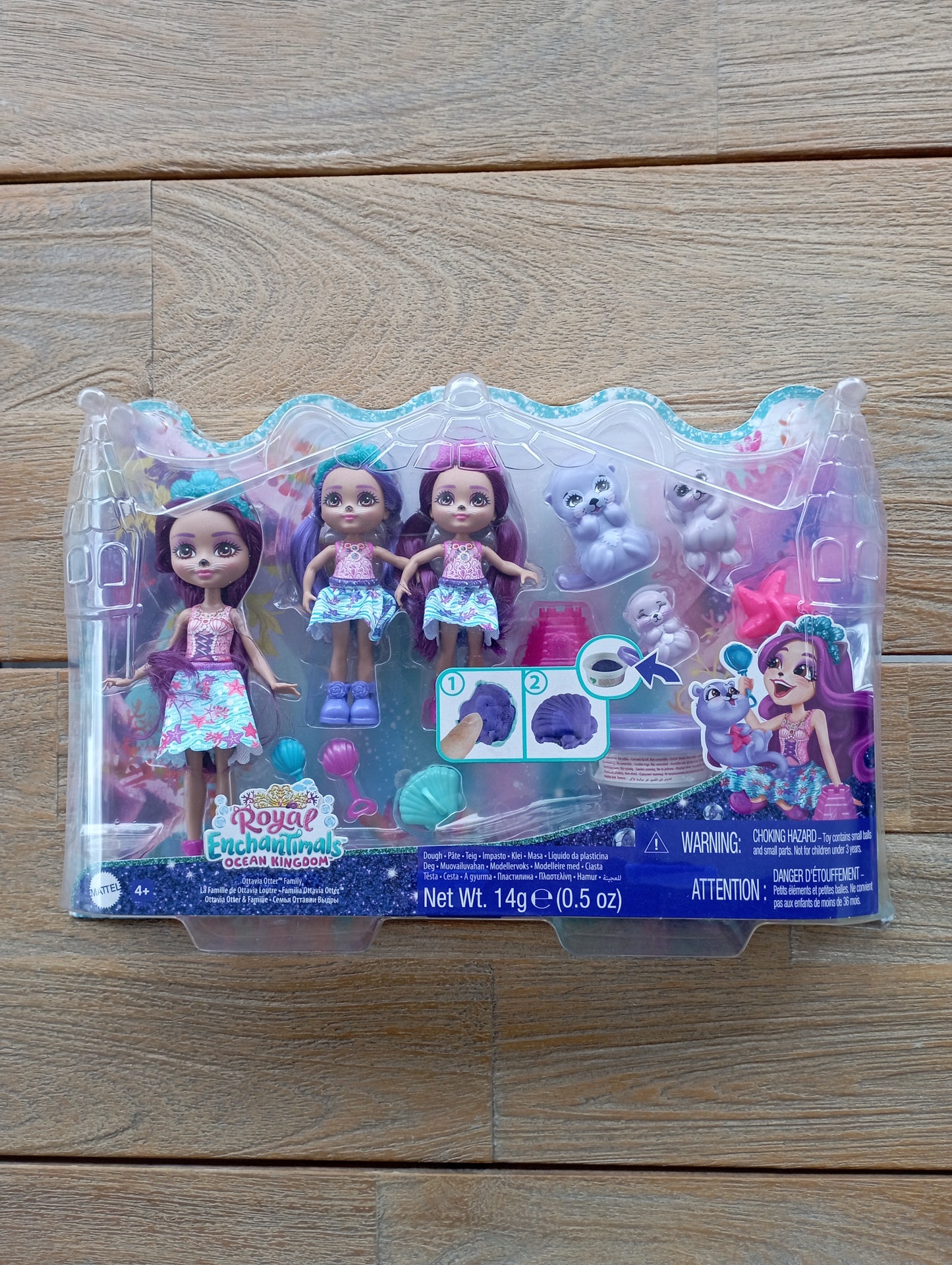 Enchantimals Ocean Kingdom Ottavia Otter Family - Mattel