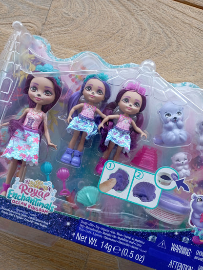 Enchantimals Ocean Kingdom Ottavia Otter Family - Mattel