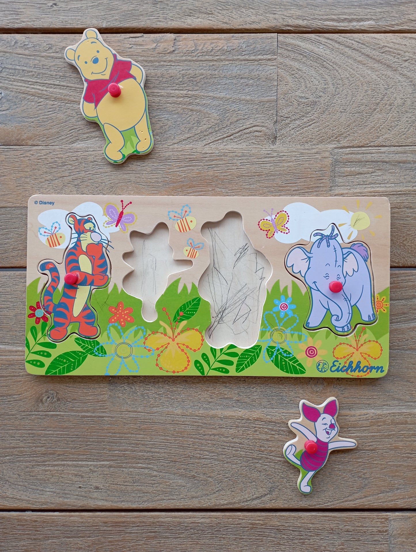 Houten inlegpuzzel Winnie The Pooh - Eichhorn