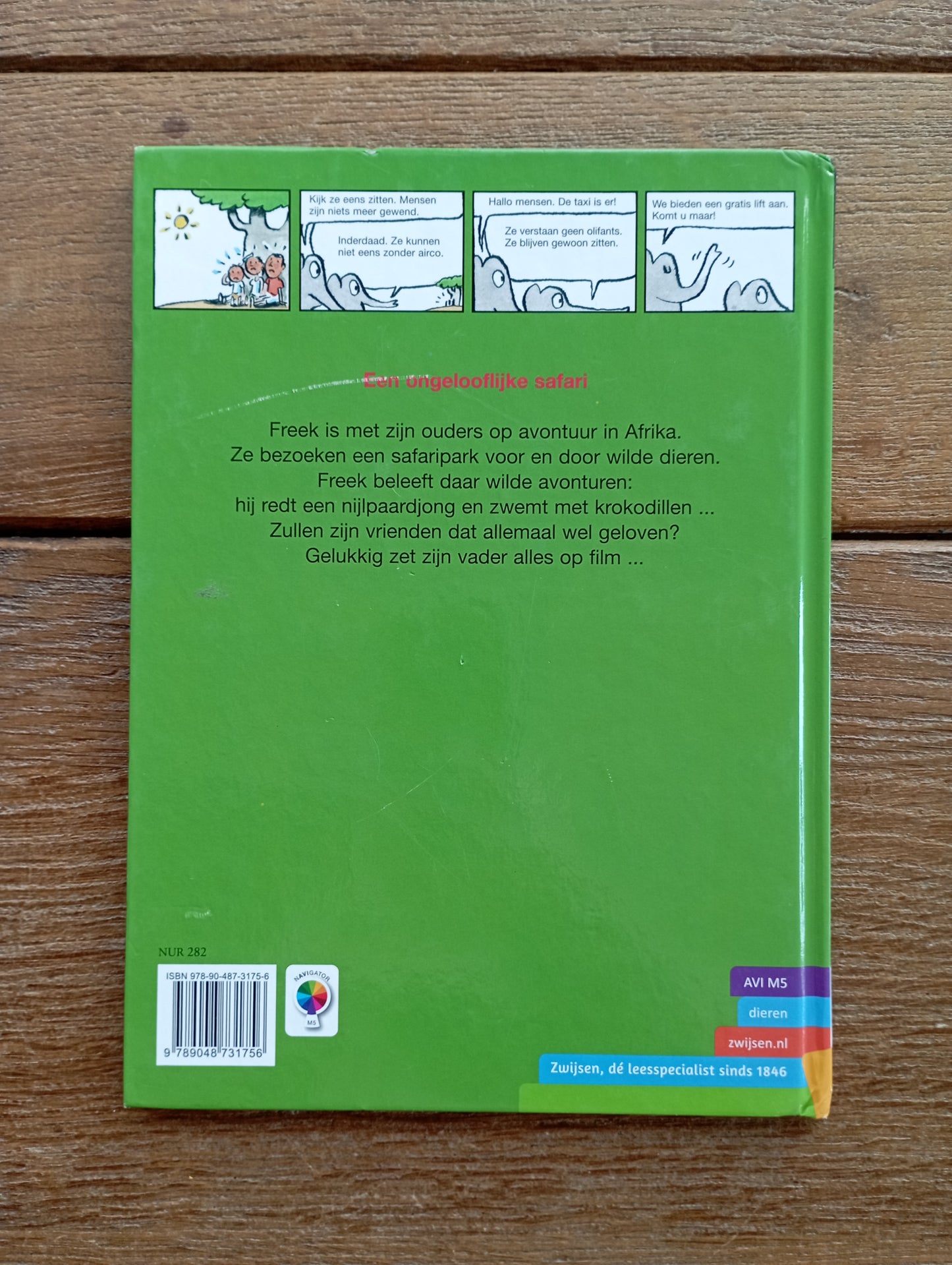 Een ongelooflijke safari - Rian Visser AVI M5 (midden 3e leerjaar) Zwijsen