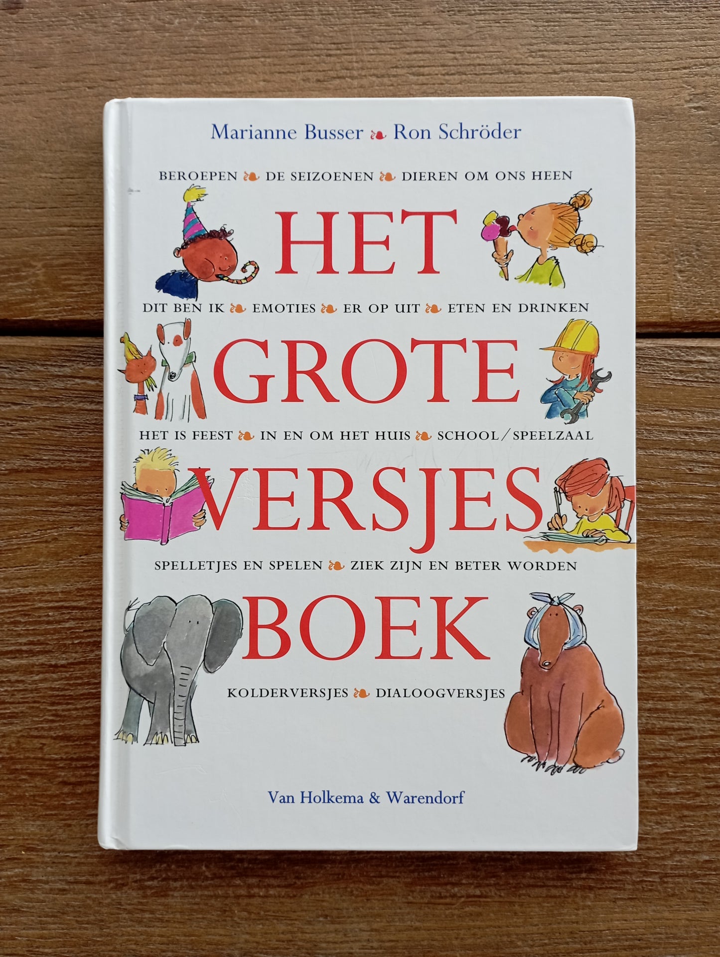 Het grote versjes boek - Marianne Busser Van Holkema & Warendorf