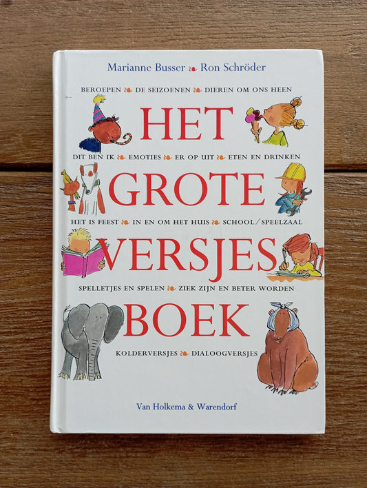 Het grote versjes boek - Marianne Busser Van Holkema & Warendorf