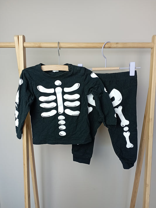 Setje met skelet 80 H&M