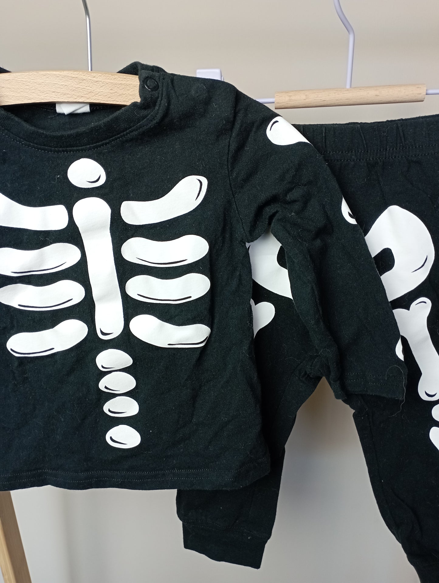 Setje met skelet 80 H&M