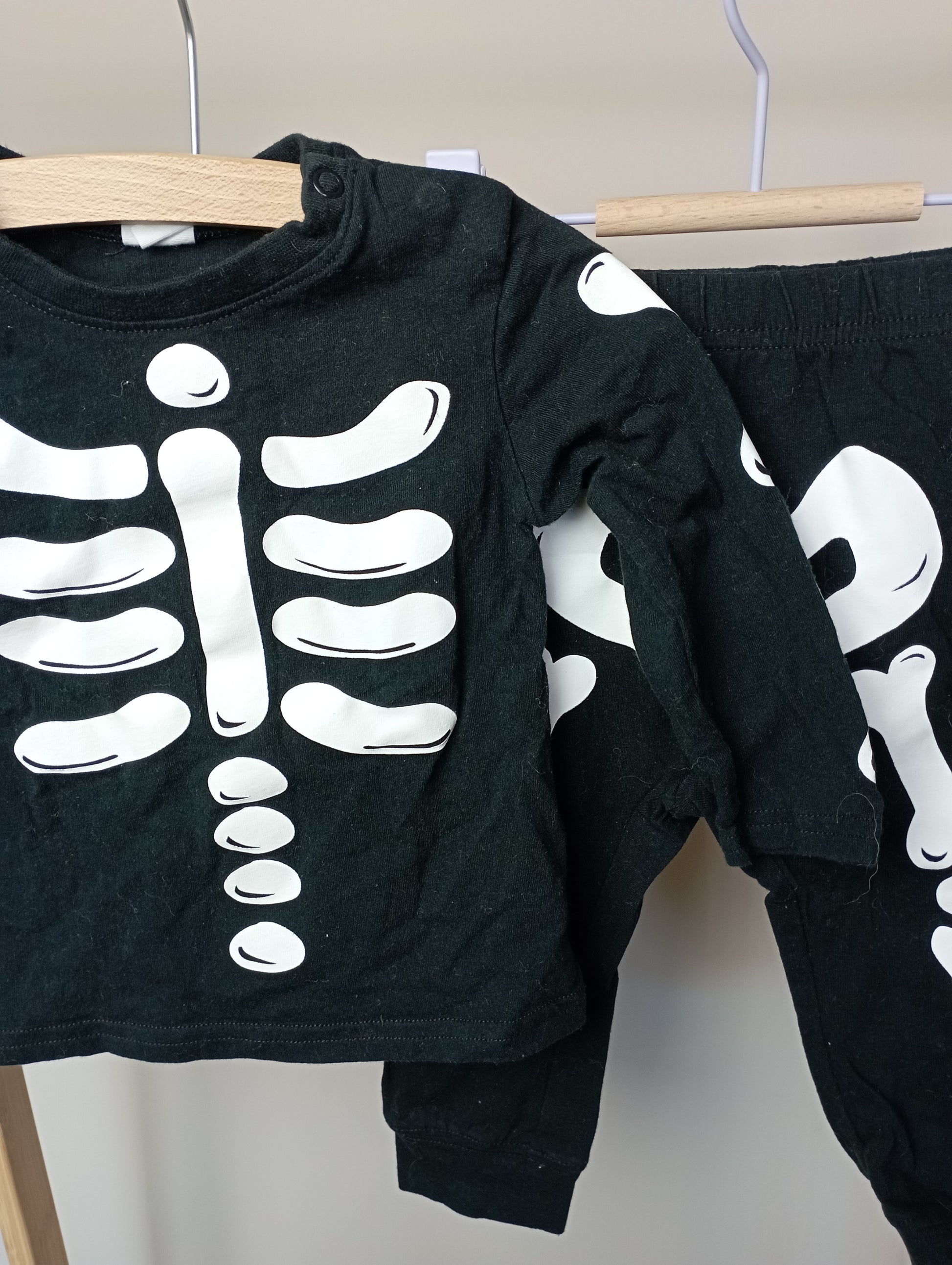 Setje met skelet 80 H&M