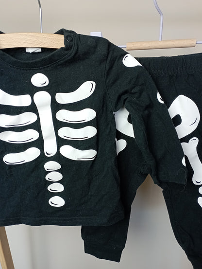 Setje met skelet 80 H&M