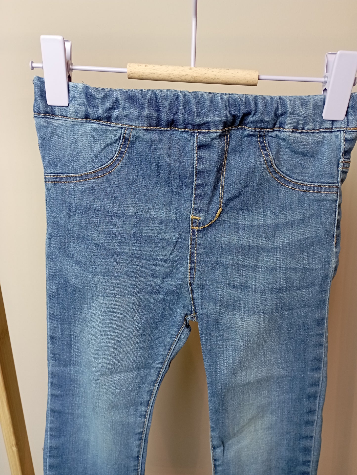 Jeansbroek met elastiek 92 H&M